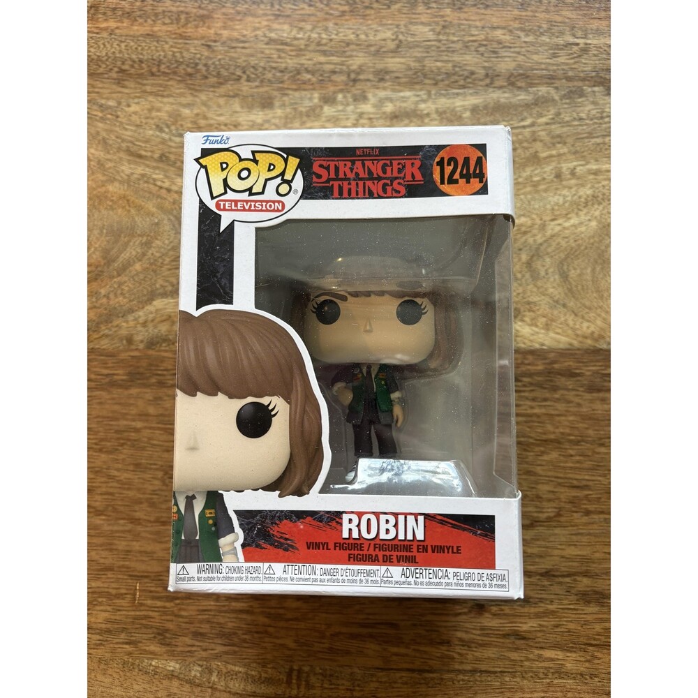 Funko Pop Television Stranger Things Robin 1244 Vinyl Figure Netflix TV Show - Picture 1 of 6